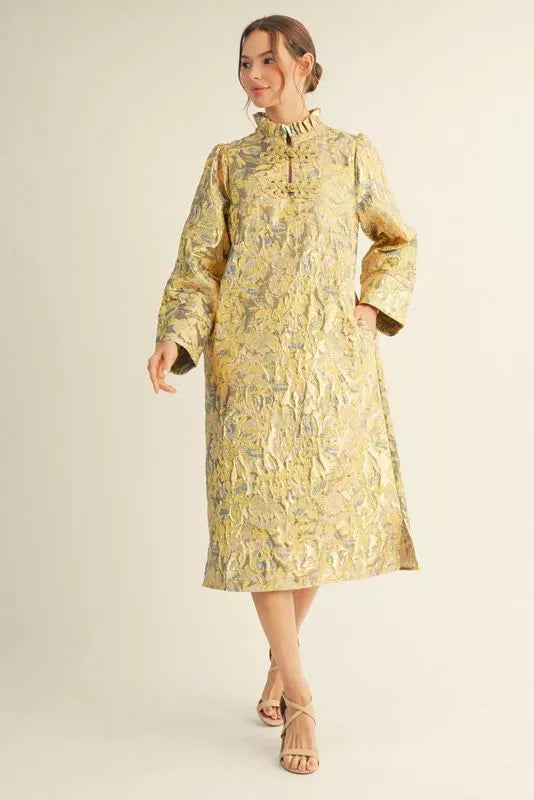 The Isabella Jacquard Dress