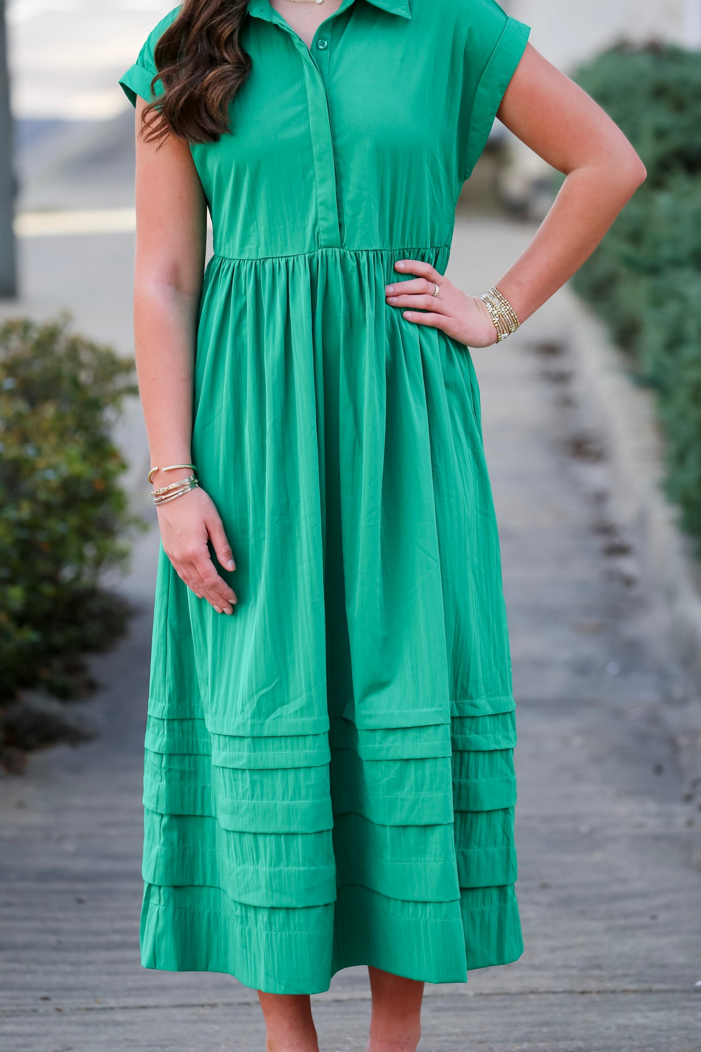 The Magnolia Green Dress