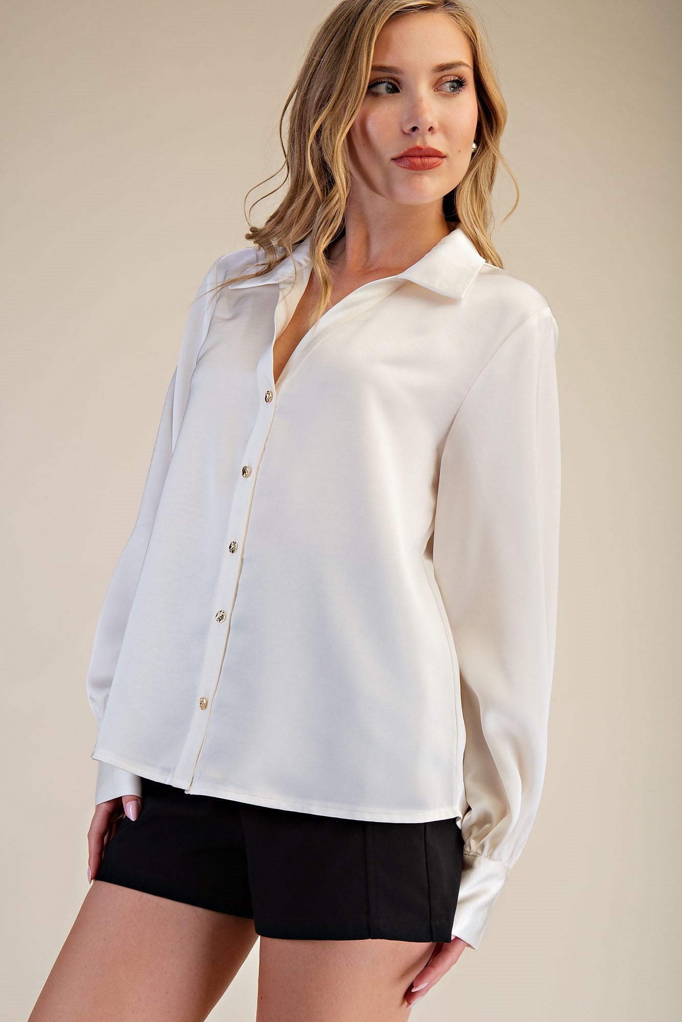 The Madeline Top-Ivory