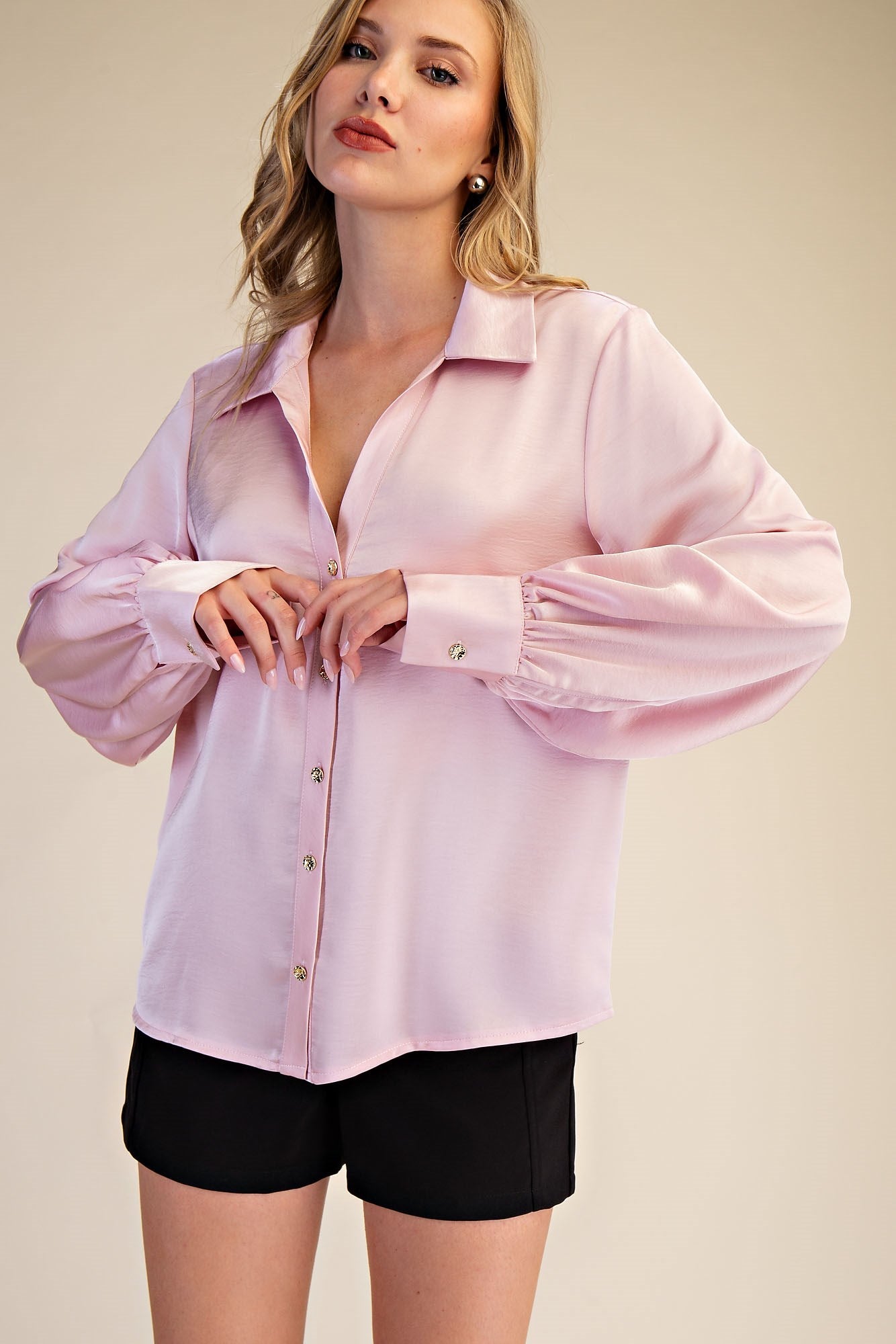 The Madeline Top in Light Pink