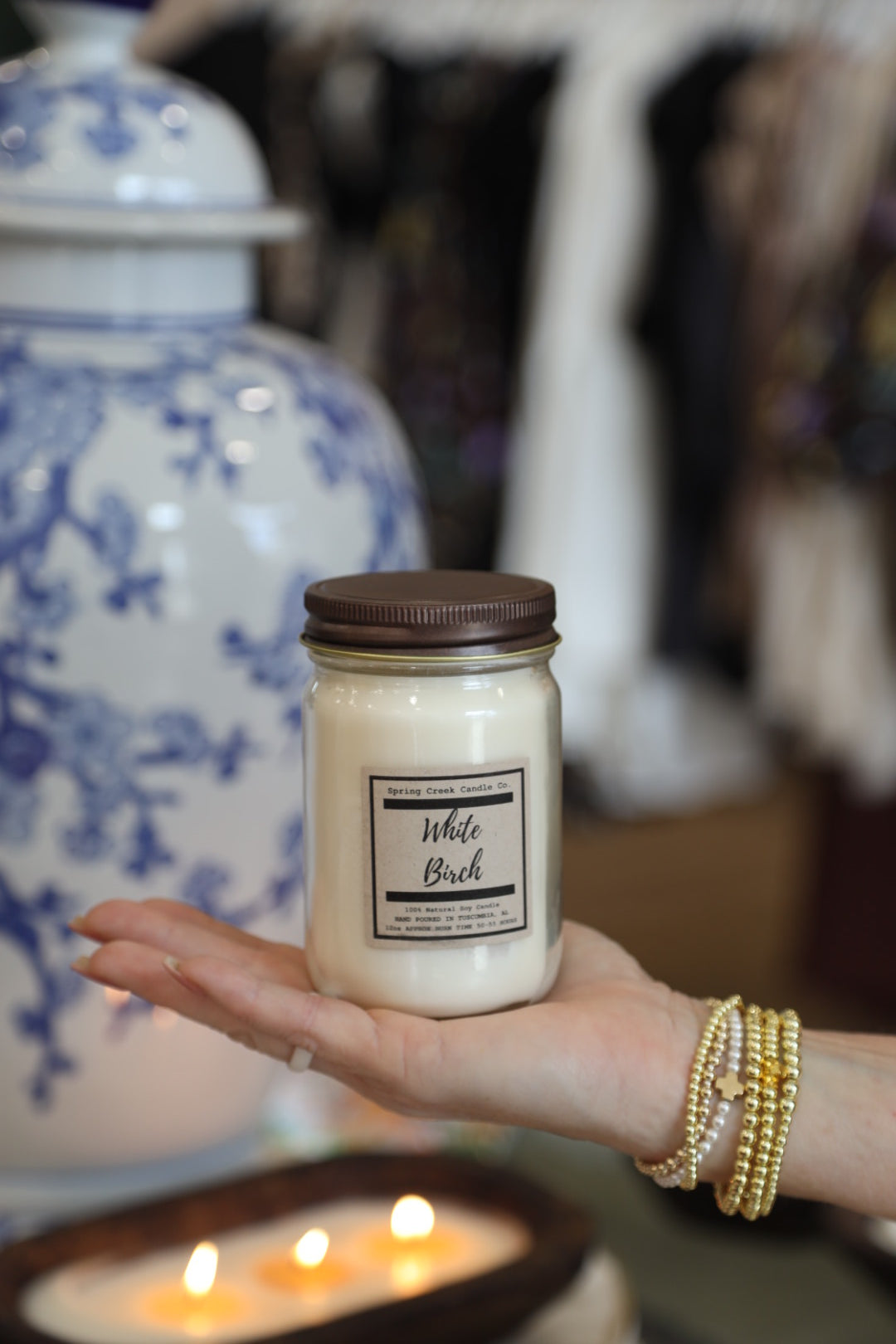12oz Jar Candle- White Birch