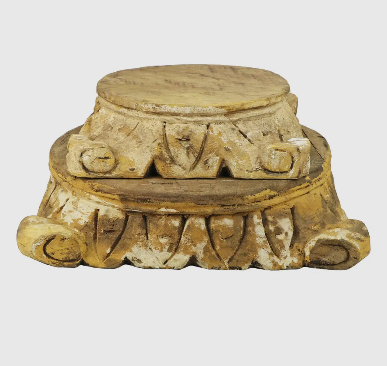 Carved Pillar Base-Small