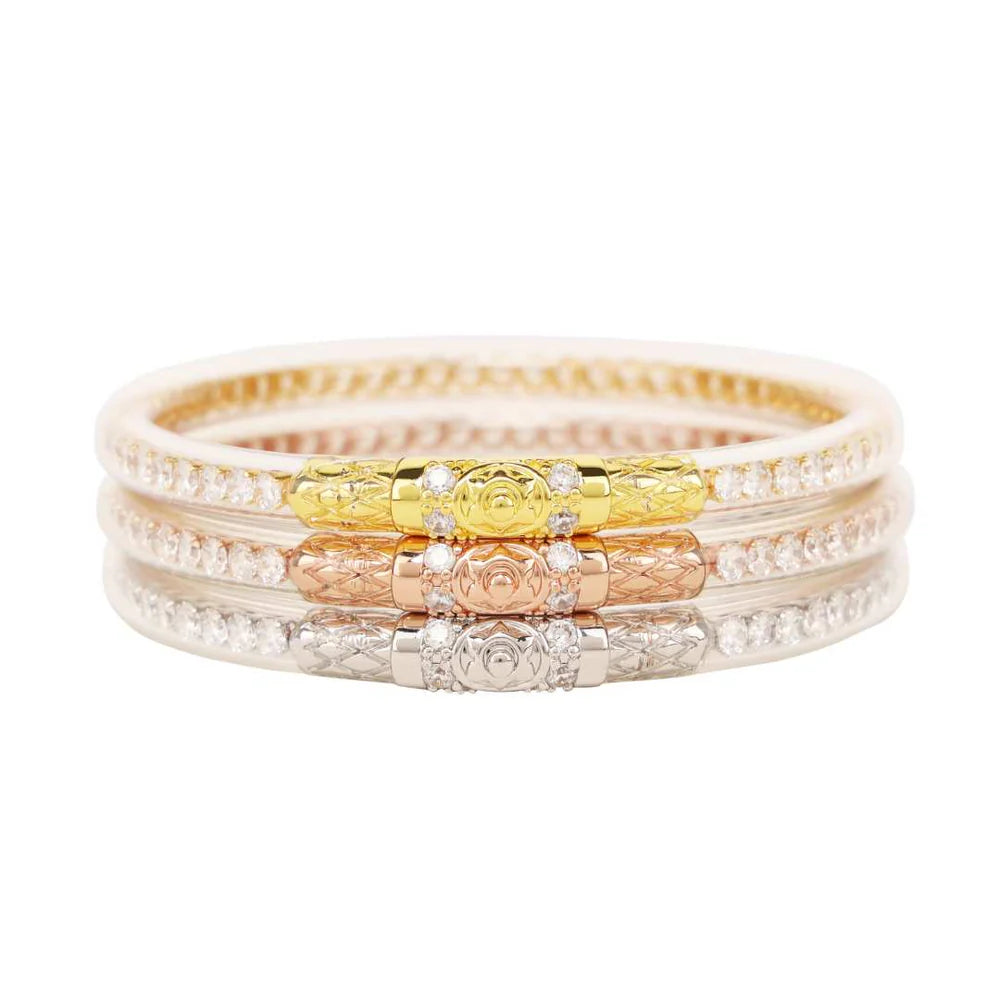 Three Queens All Weather Bangles® (AWB®) - Clear Crystal