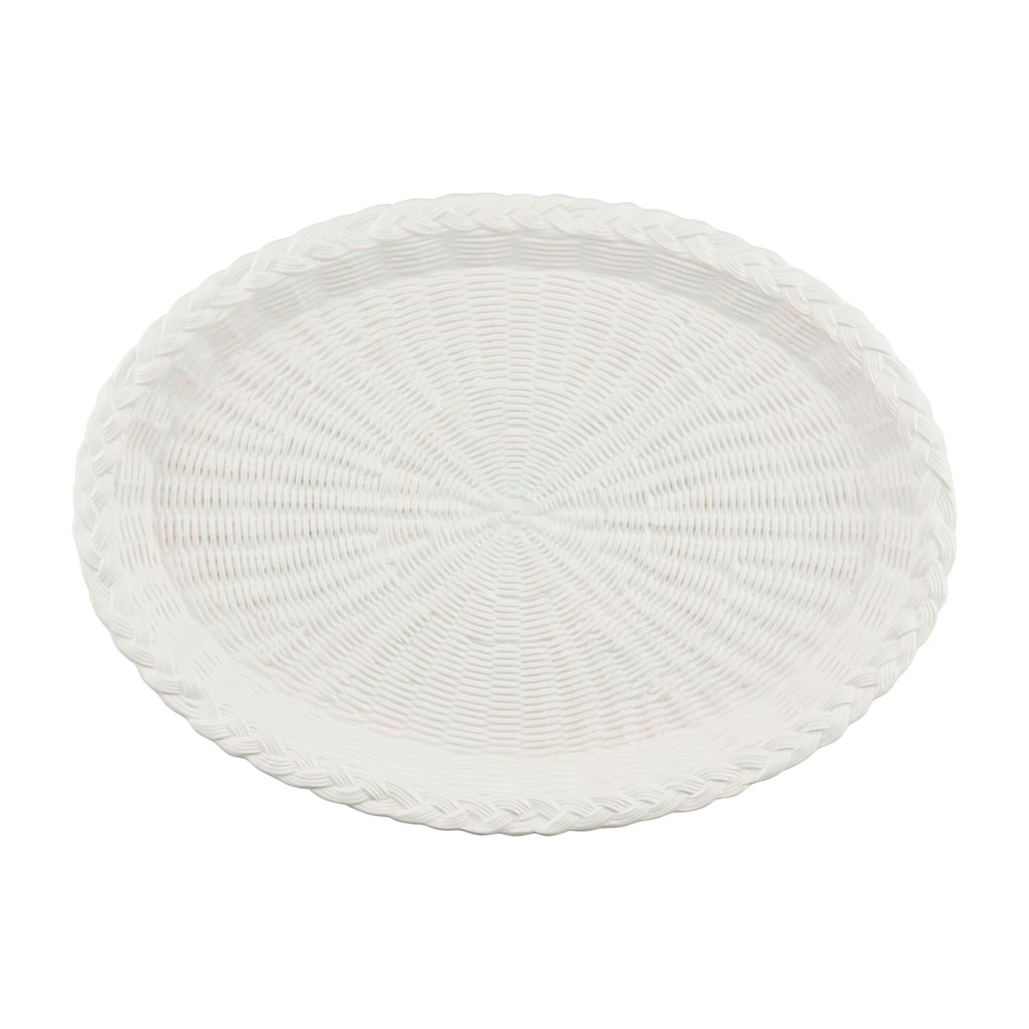 Woven Stoneware Platter