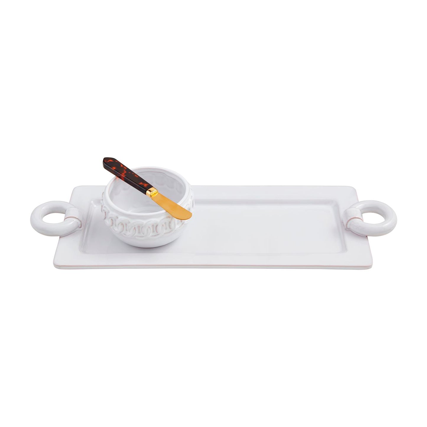Link Handle Tray & Tidbit Set