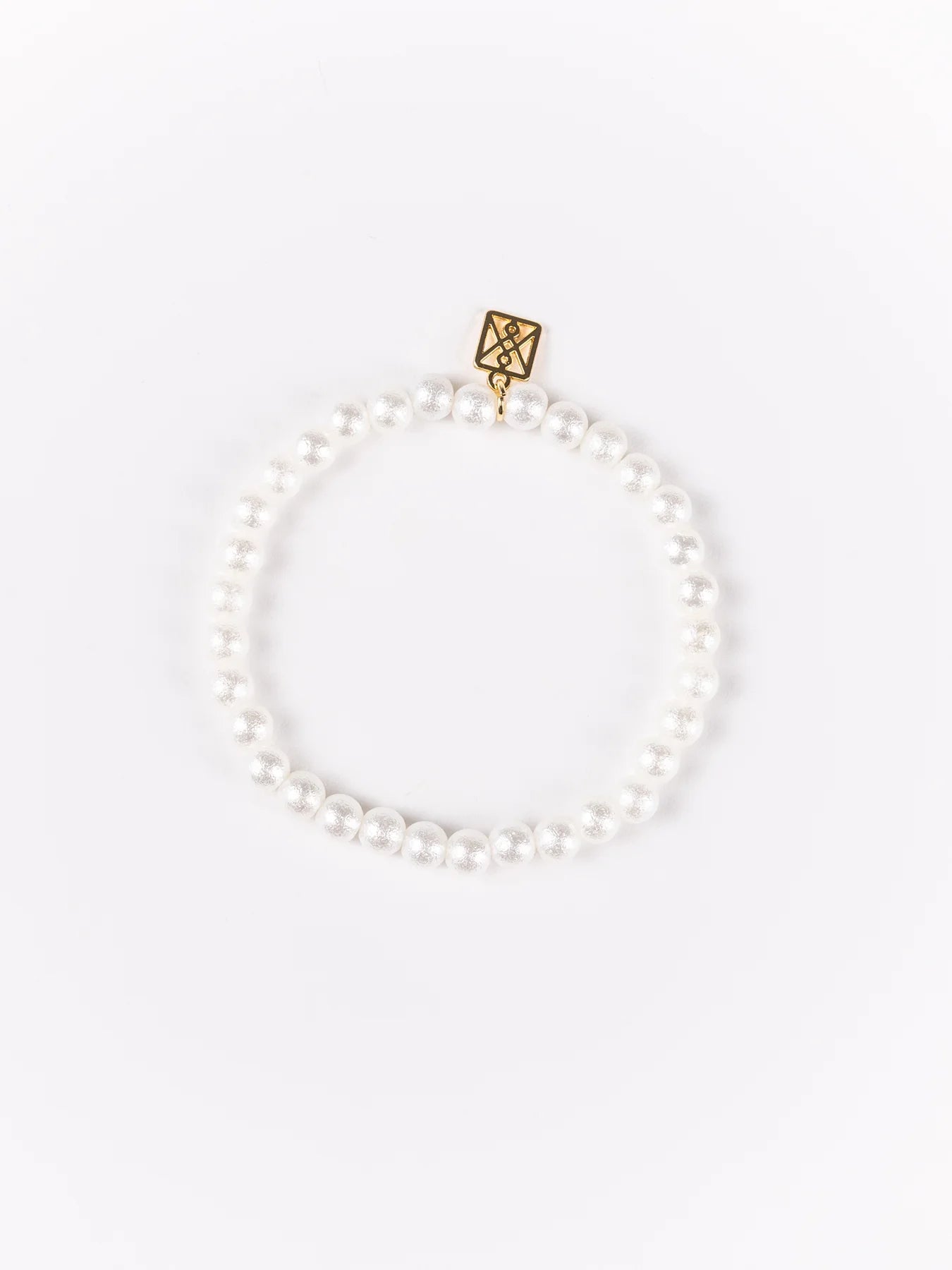 Kinsley Bracelet | Cotton Pearl 4mm