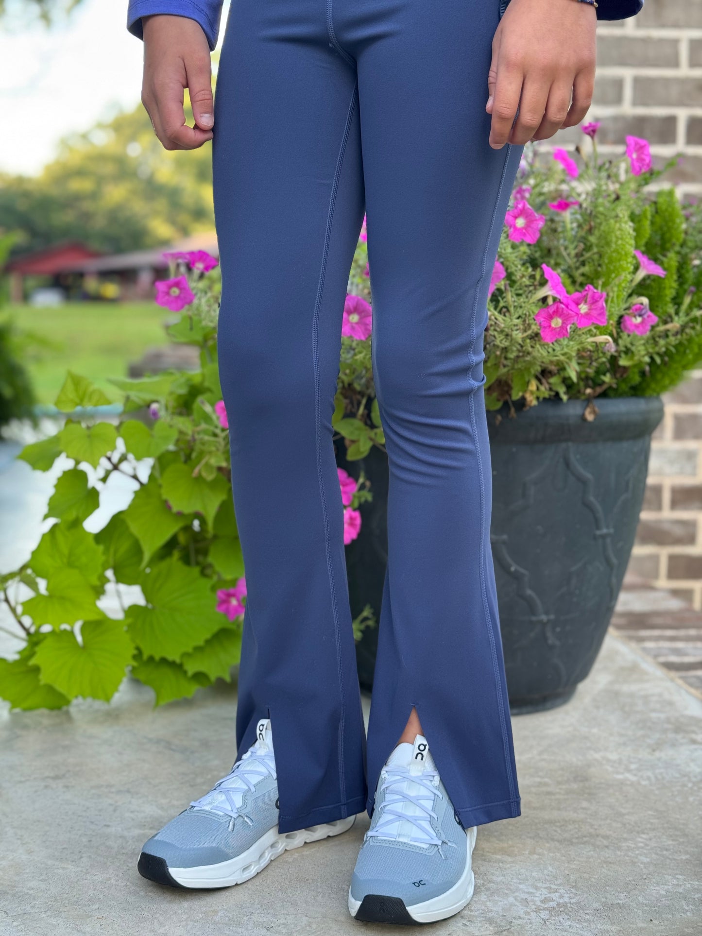 The Adele Split Flare Leggings-Tween