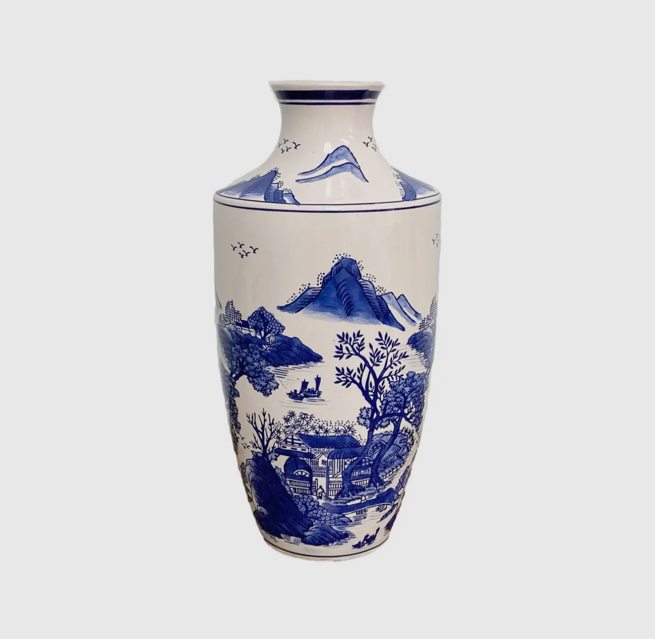 Claybarn Blue Garden Mountain
Landscape Vase