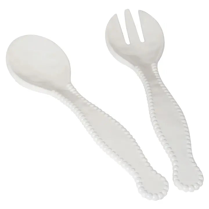 Perlette Cream - 2 Pc. Salad Servers