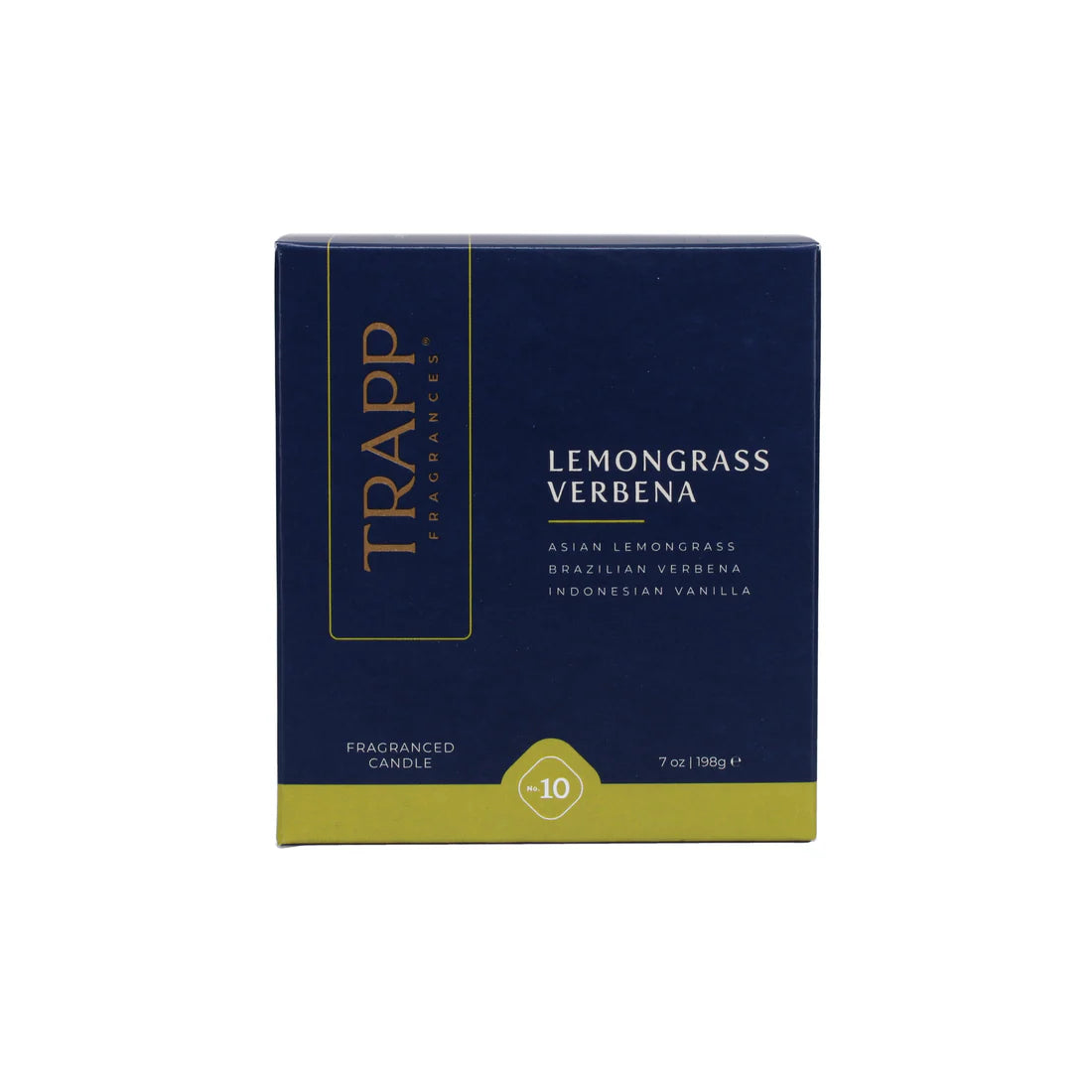 No. 10 Lemongrass Verbena 7 oz. Candle in Signature Box