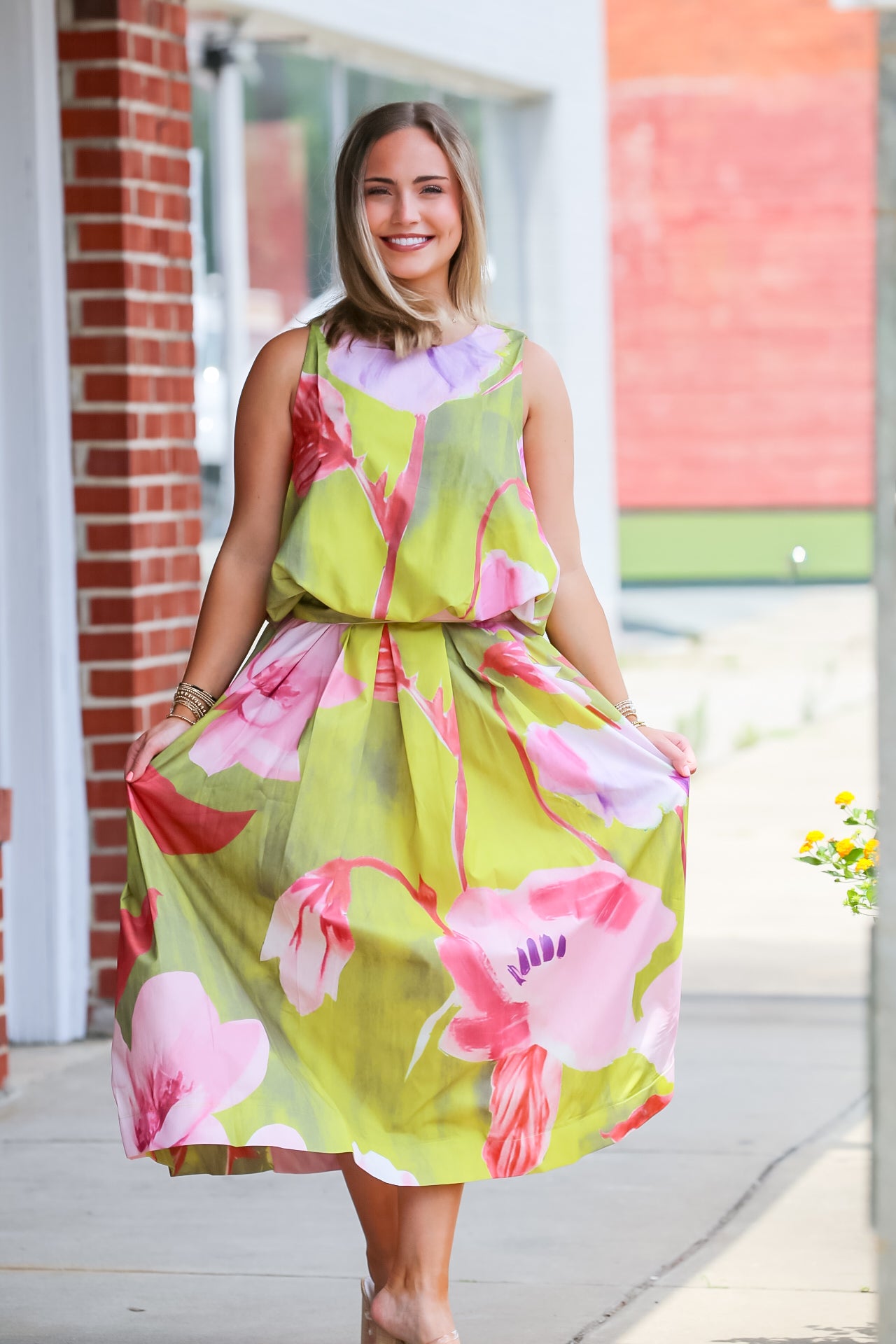 Secret Garden Set in Lime