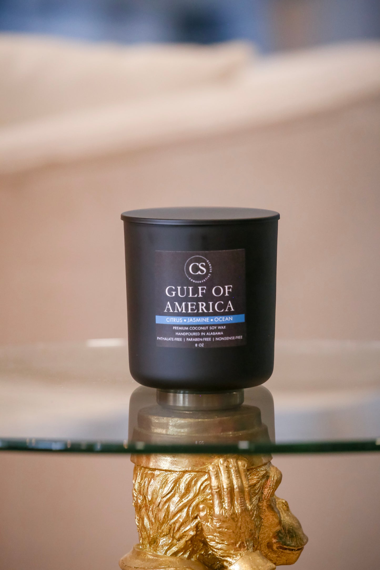 Conservative Scents 8oz Candle- Gulf of America