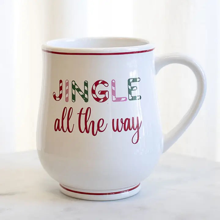 Jingle All the Way Coffee Mug White/Red/Green