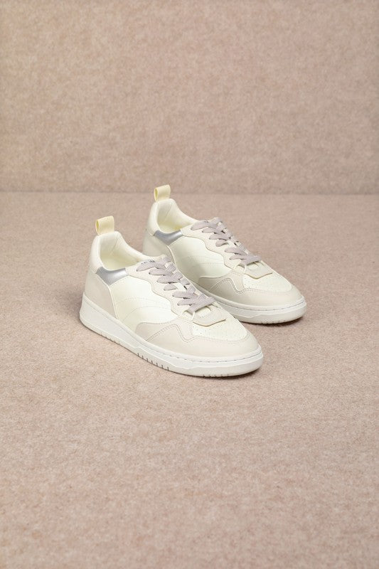 The Paige Sneaker in Ivory