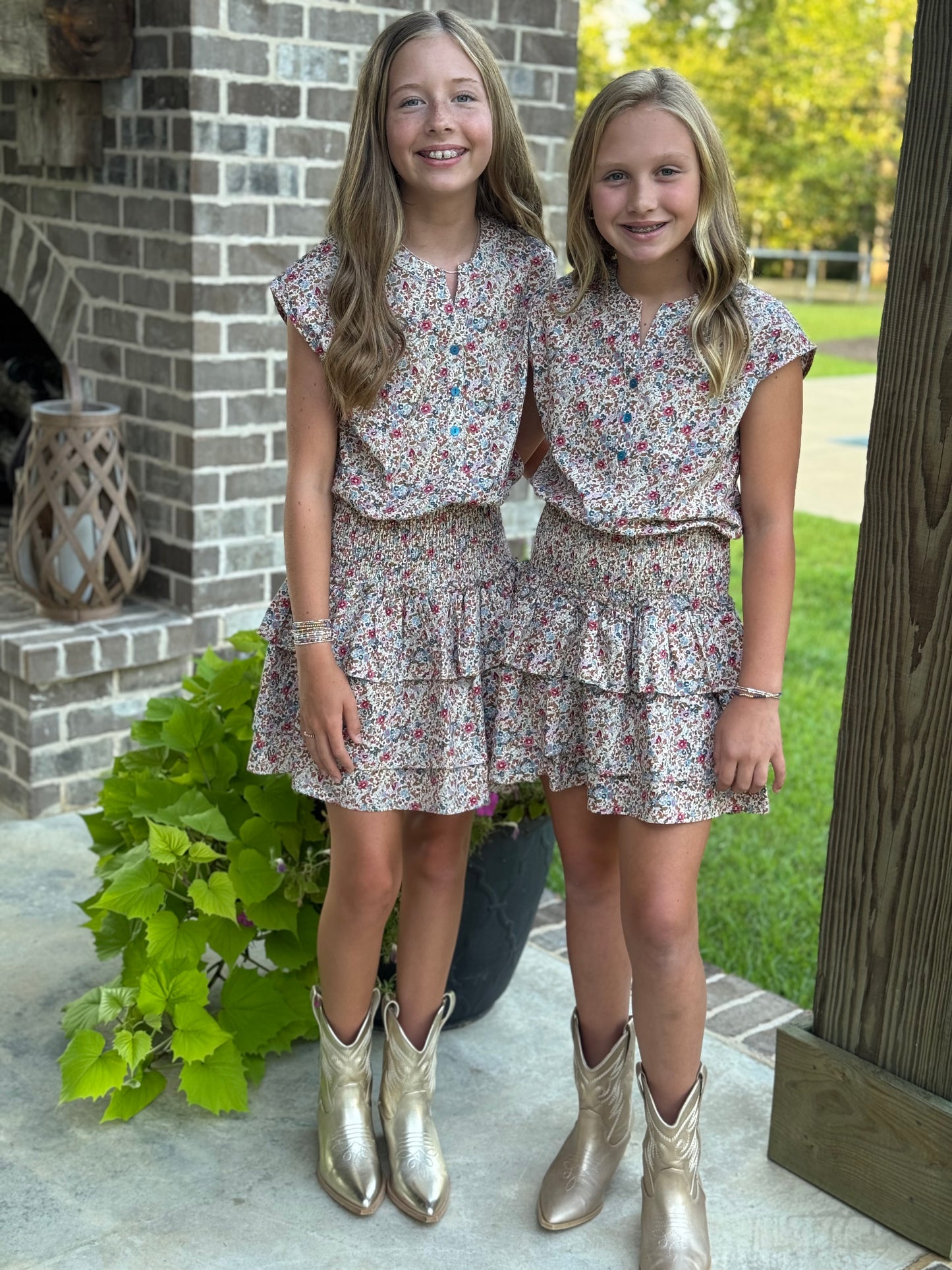 The Drew Floral Dress-Tween