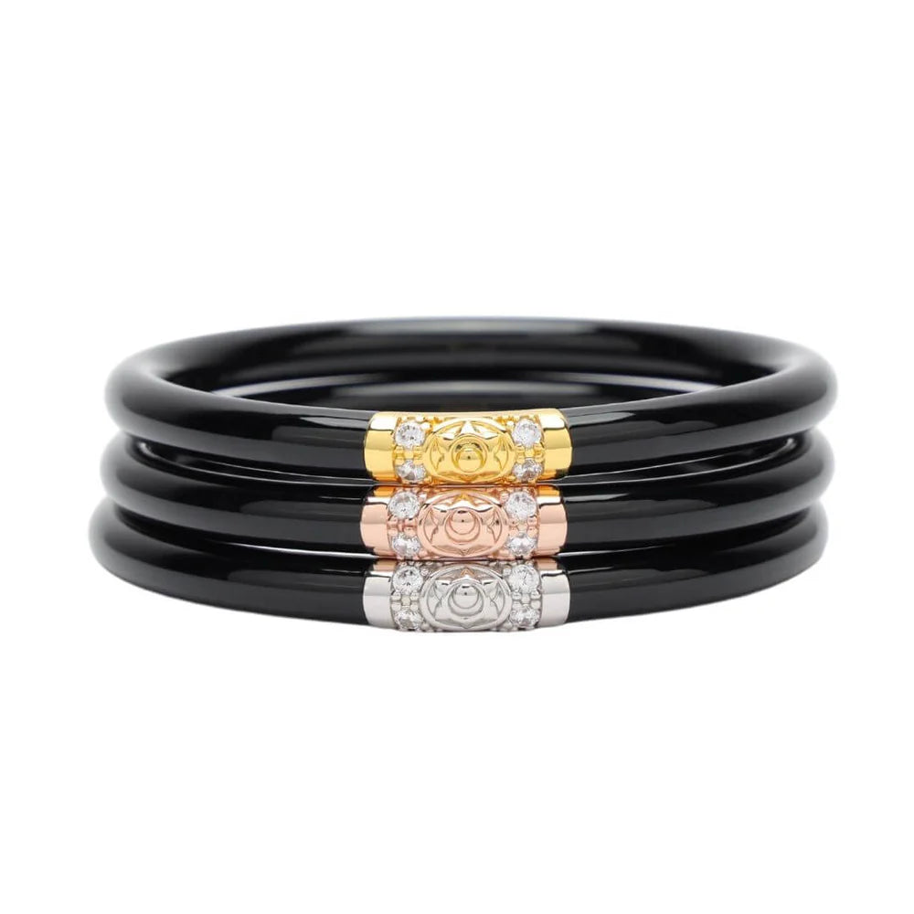 Black Three Kings All Weather Bangles® (AWB®) - Black