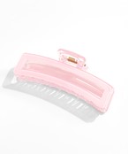 Rectangle Claw Hair Clip-Lt Pink