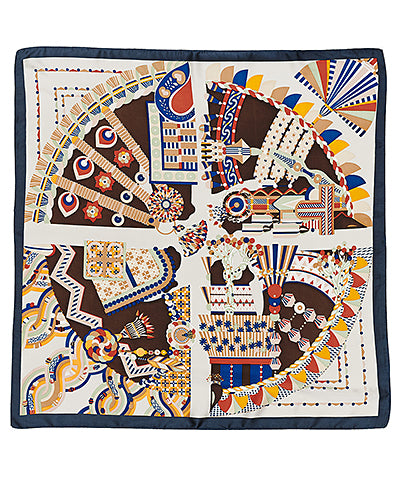 Multi Print Bandana- Brown