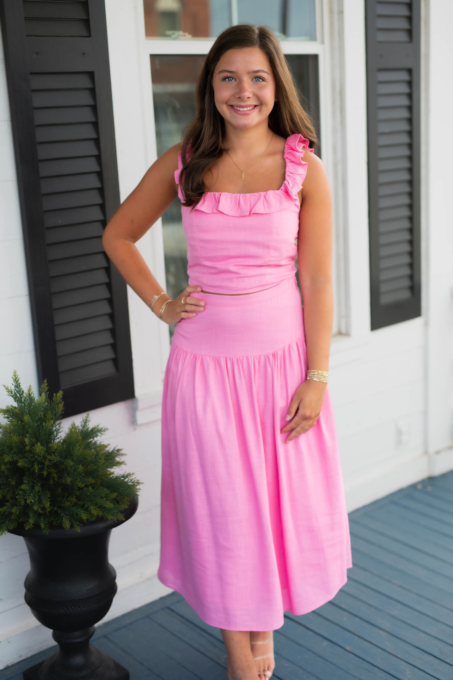 Izzy Maxi A Line Skirt Set