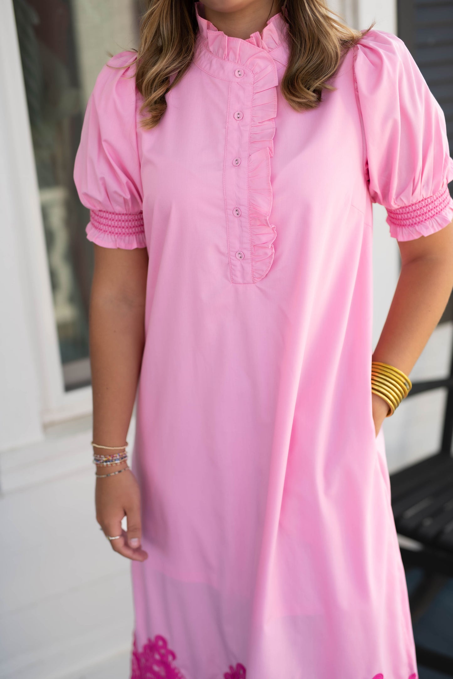 The Sweet Carolina Dress in Pink