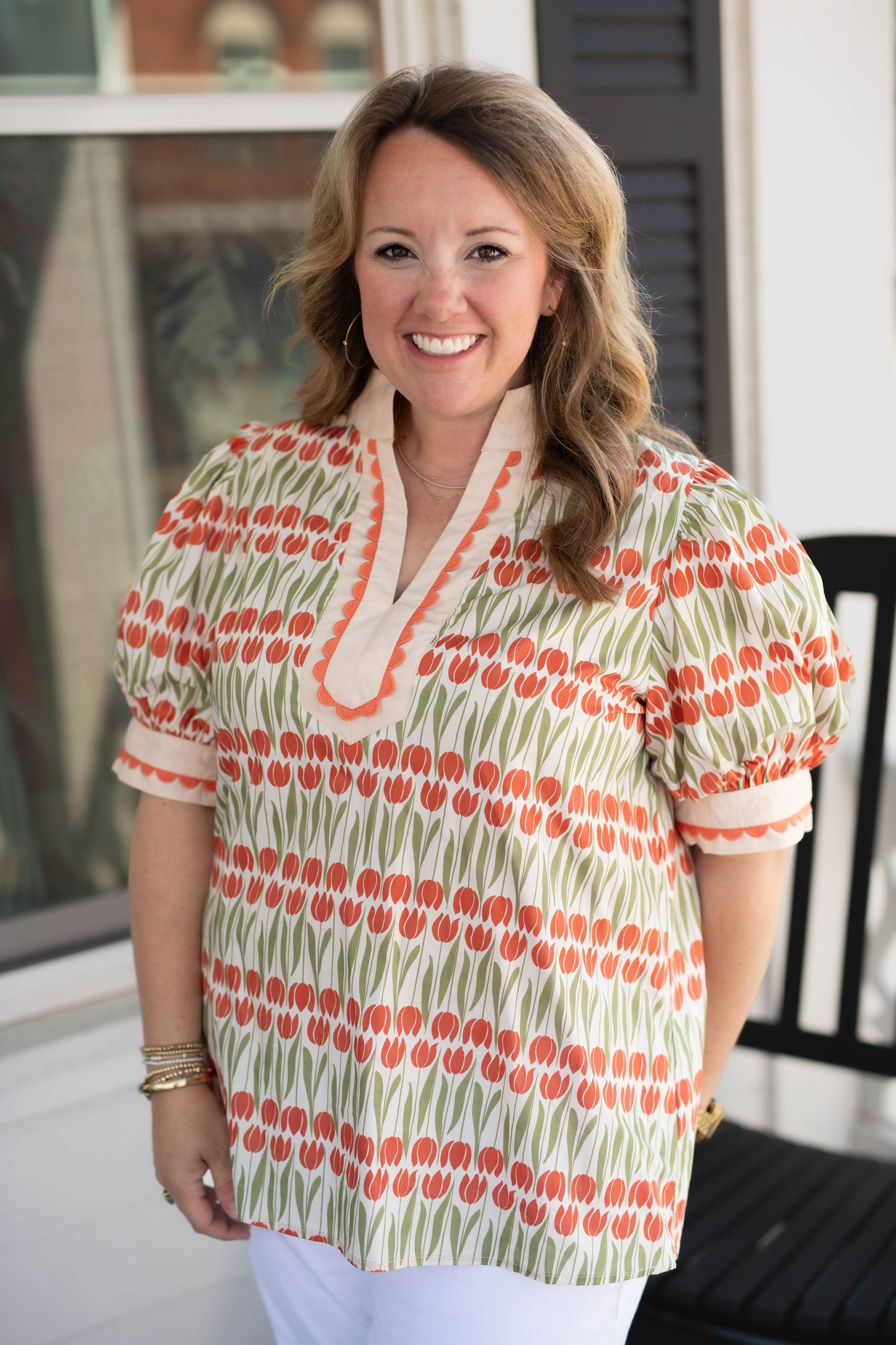 The Tulip Tango Top-Curvy