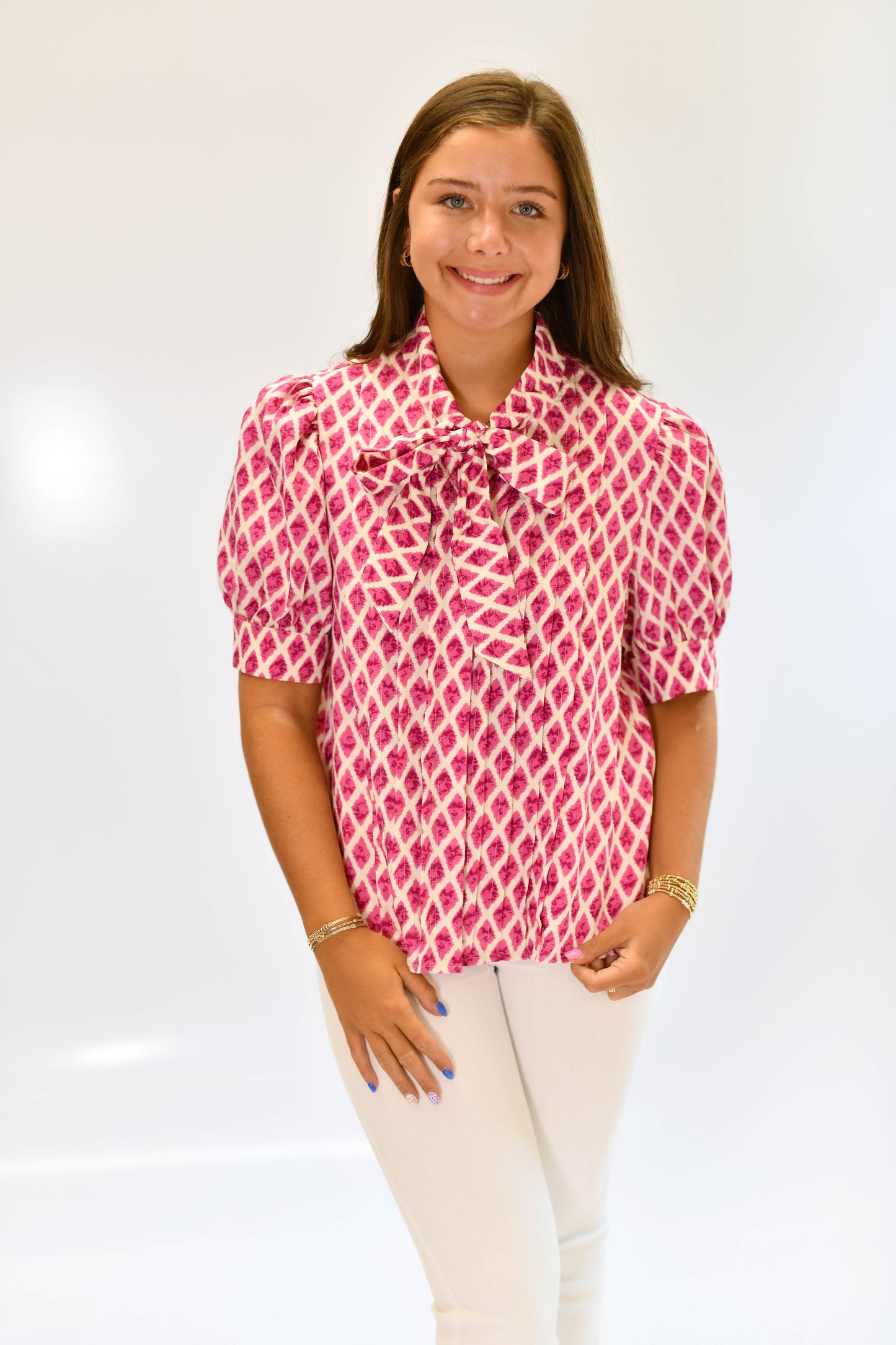 The Pink Palmetto Top