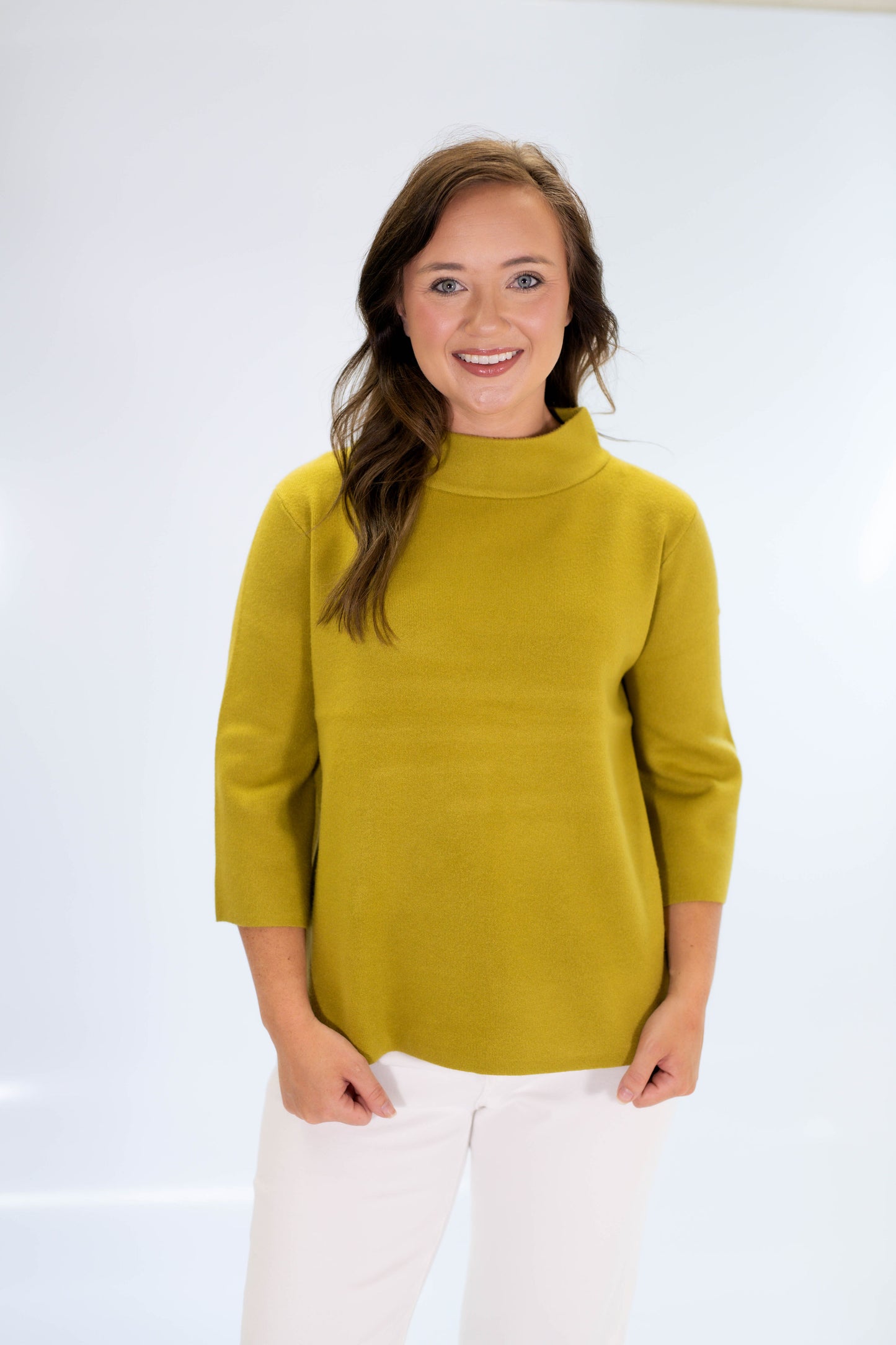 The Jarrell Sweater in Citron
