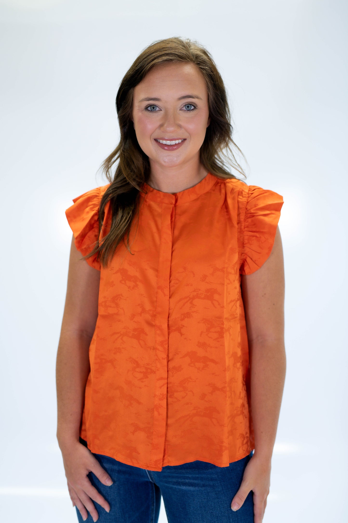 The Tangy Ruffle Top