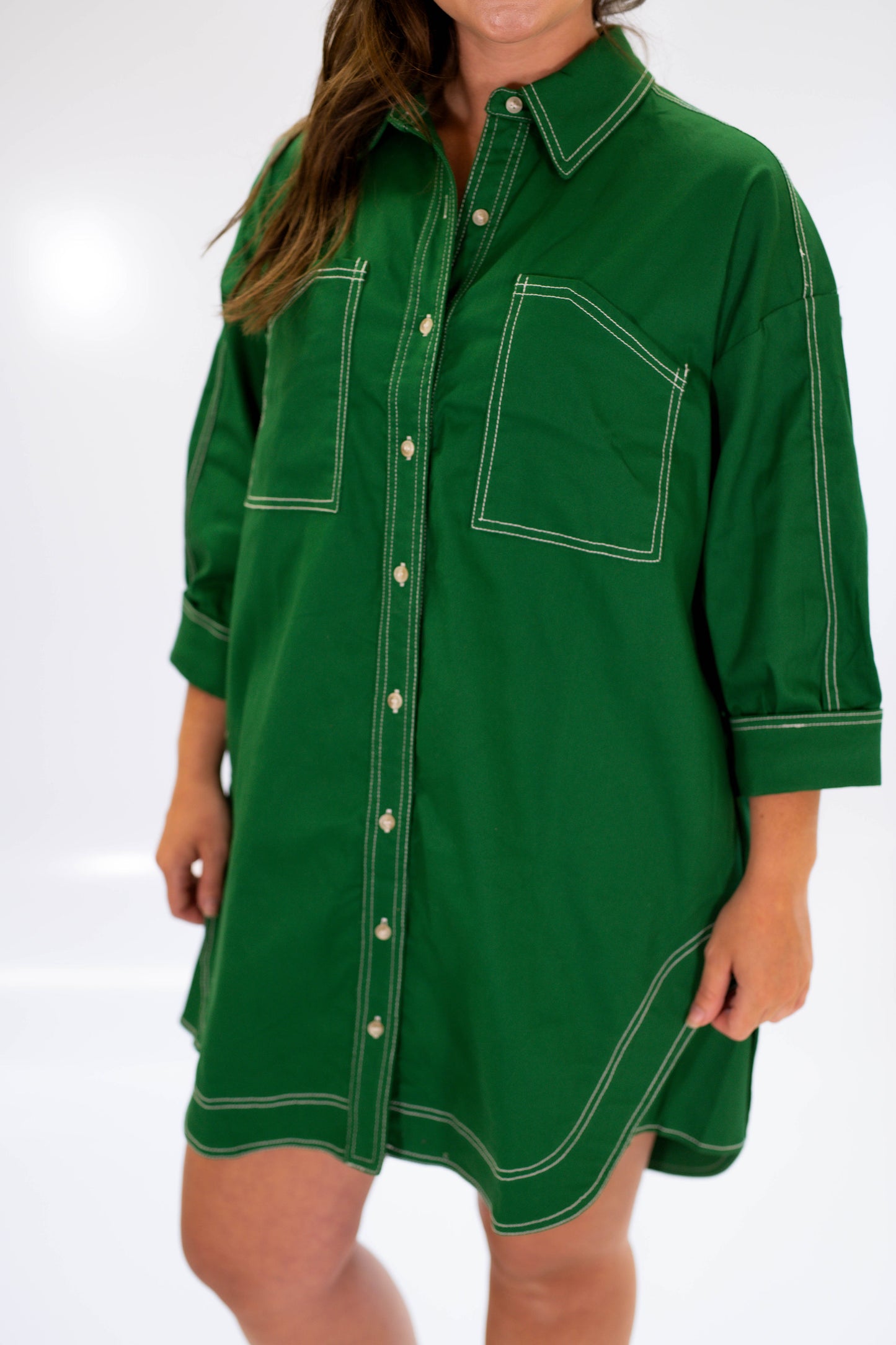 The Trailblazer Dress in Green
