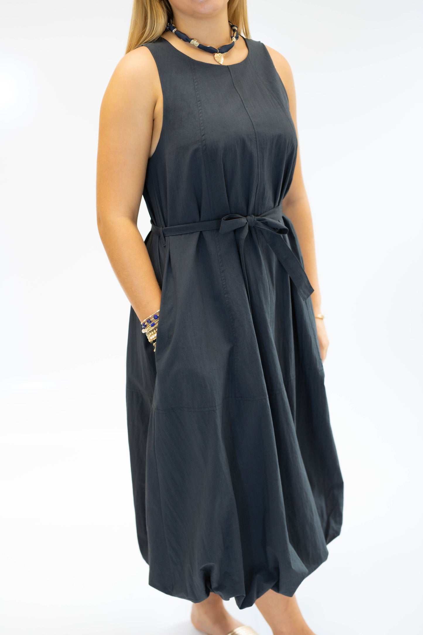 The Harbor Breeze Dress- Navy