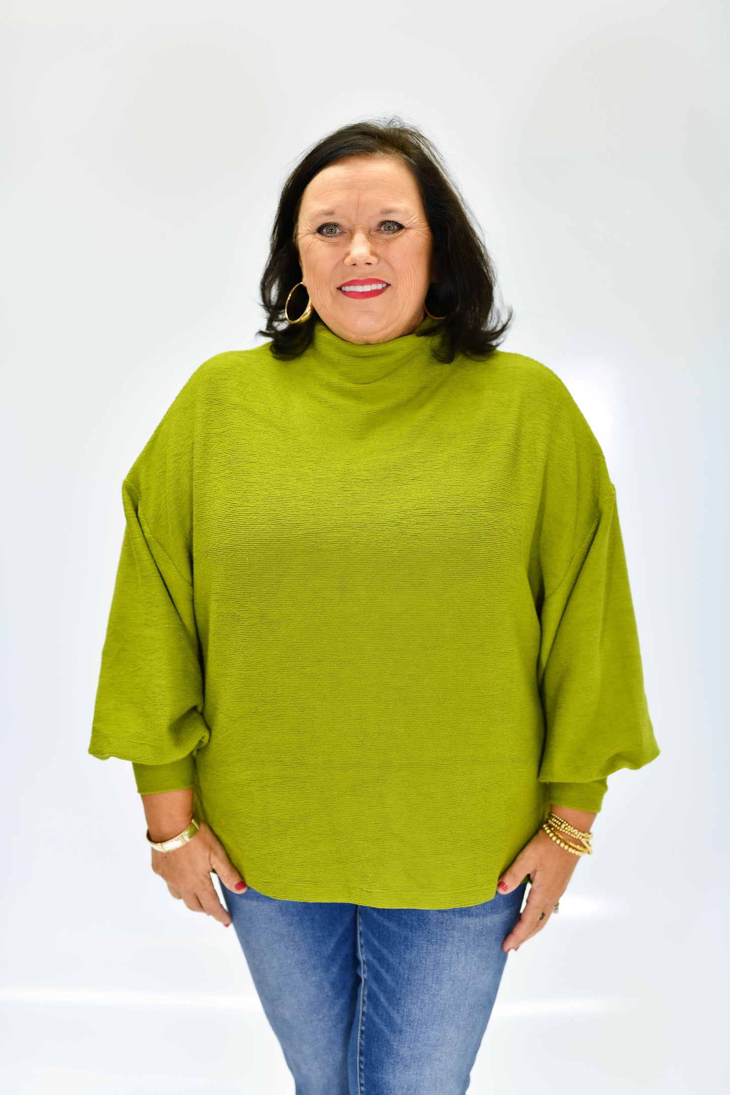 Daily Ease Sweater-Olive