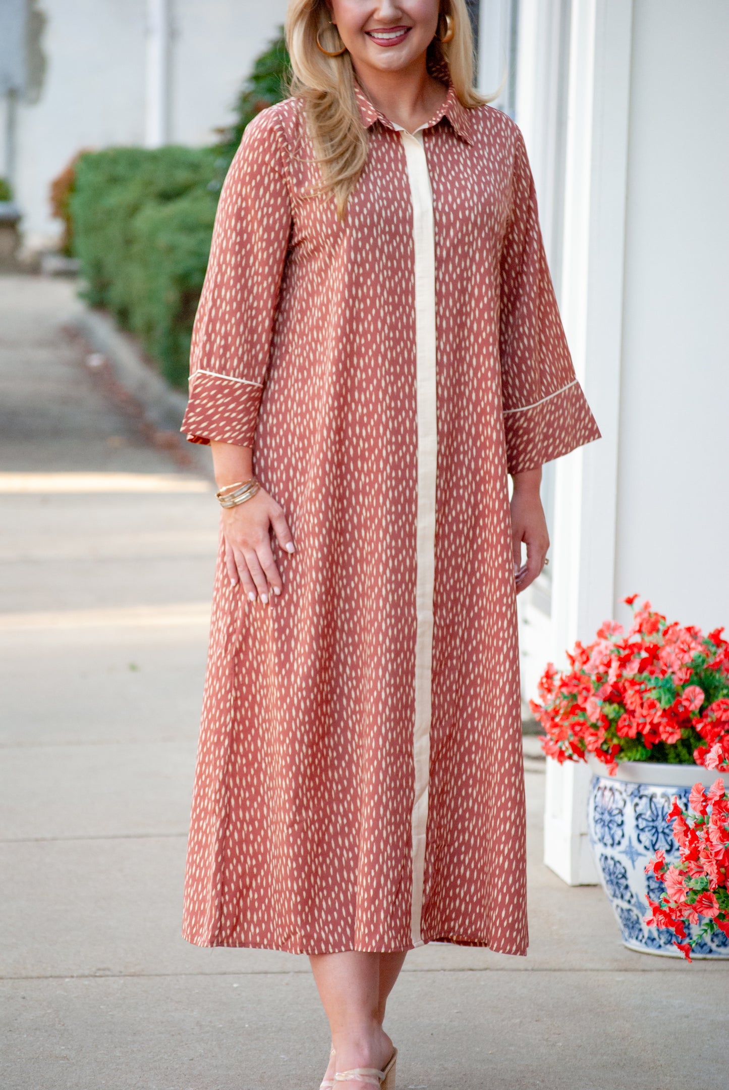 The Marlowe Dress in Marsala