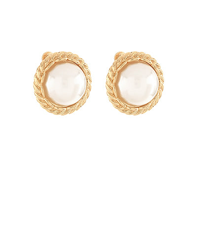 Dome Shape Clip On Earrings