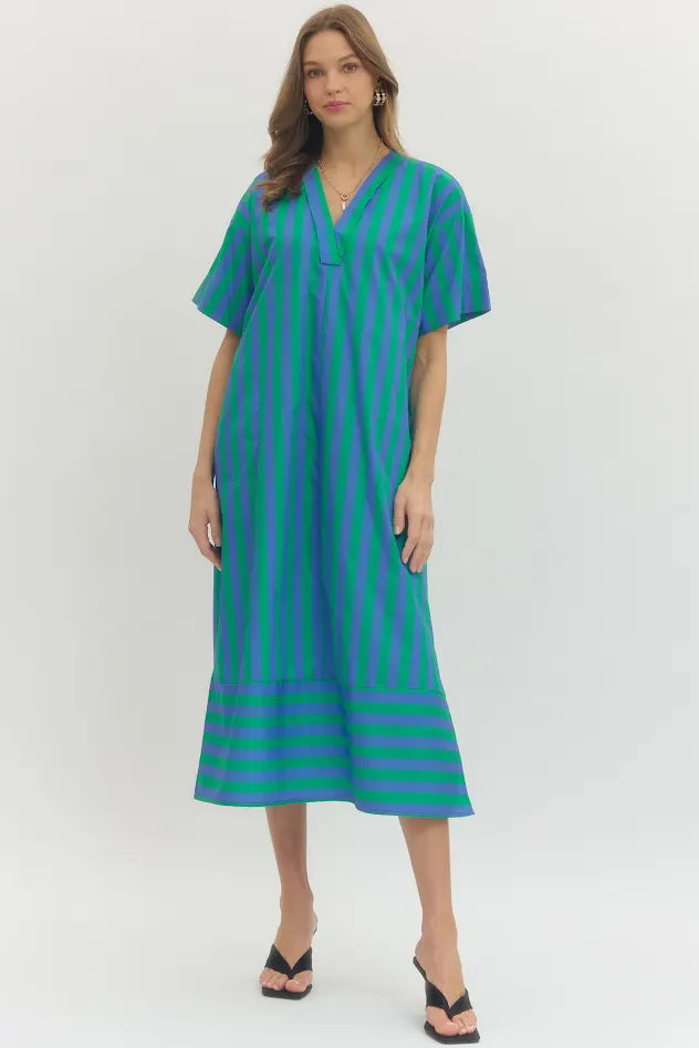 The Candy Land Midi- Blue