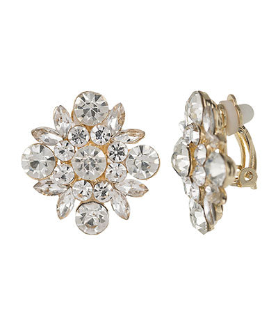 Floral Clip-on Earrings
