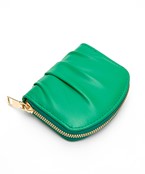Leather Zipper Wallet-Green