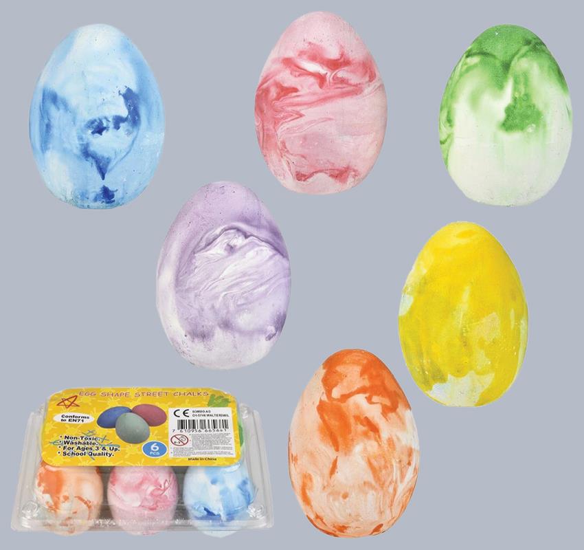 Chalk Egg 6 pack