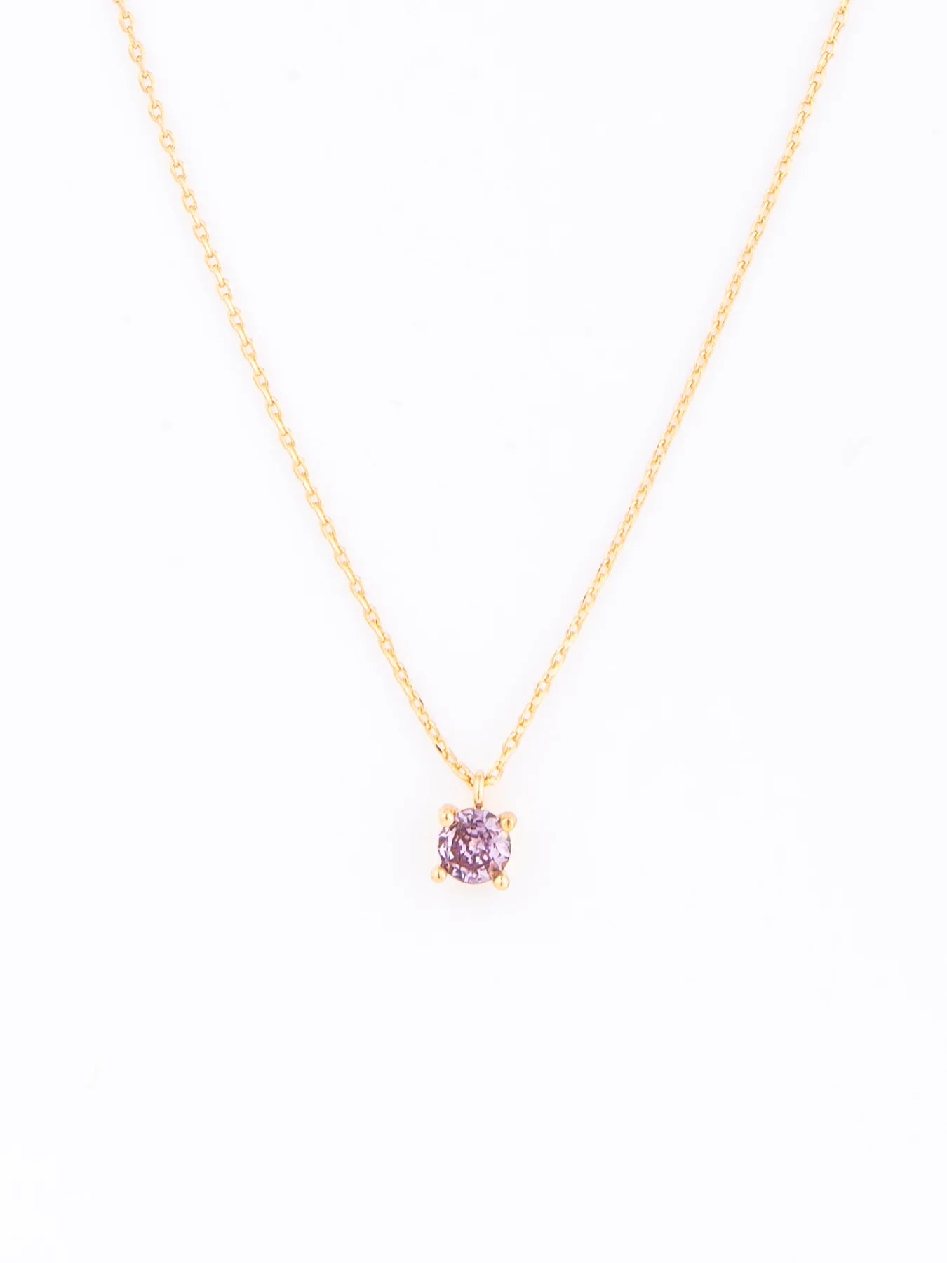 MM Girl Birthstone Necklace-February