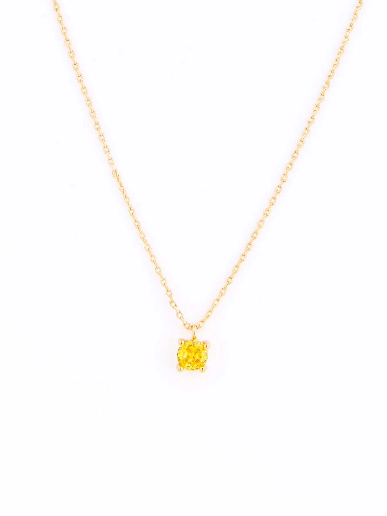 MM Girl Birthstone Necklace-November