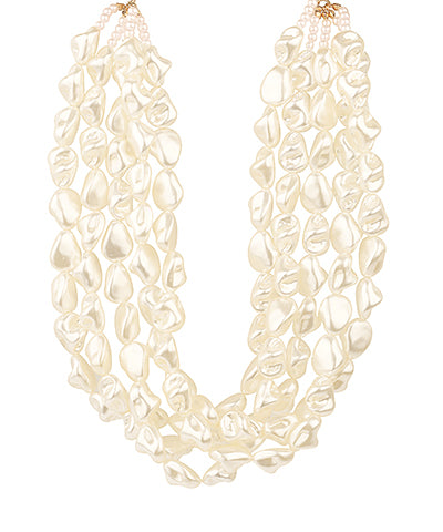 Pearl Multi Layered Necklace