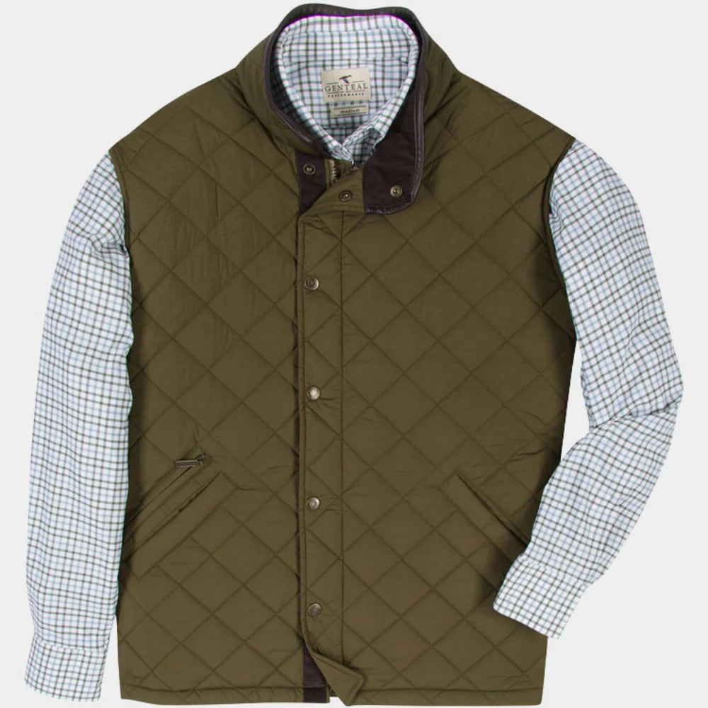 GenTeal Olive Northpoint Quilted Vest
