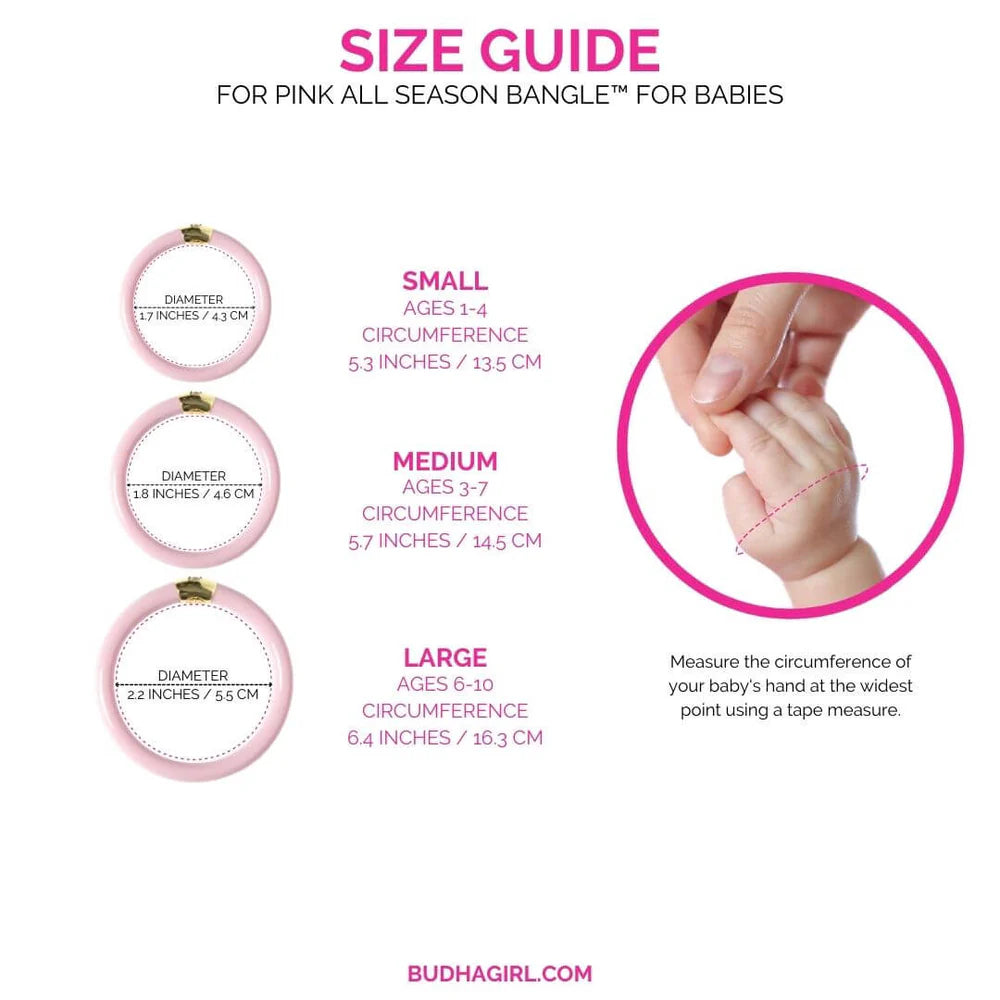 Pink All Season Bangle™ (ASB™) for Kids- Small
