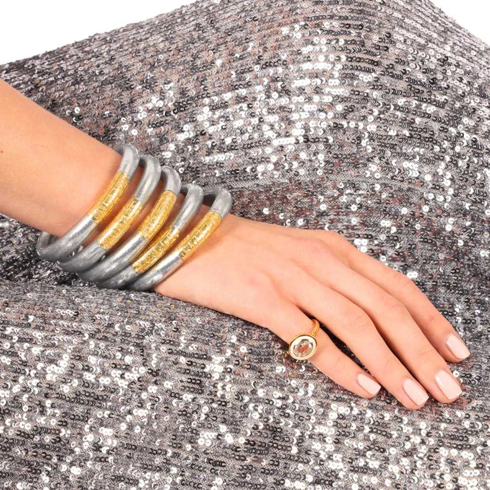 Silver Tzubbie All Weather Bangle®- Serenity Prayer