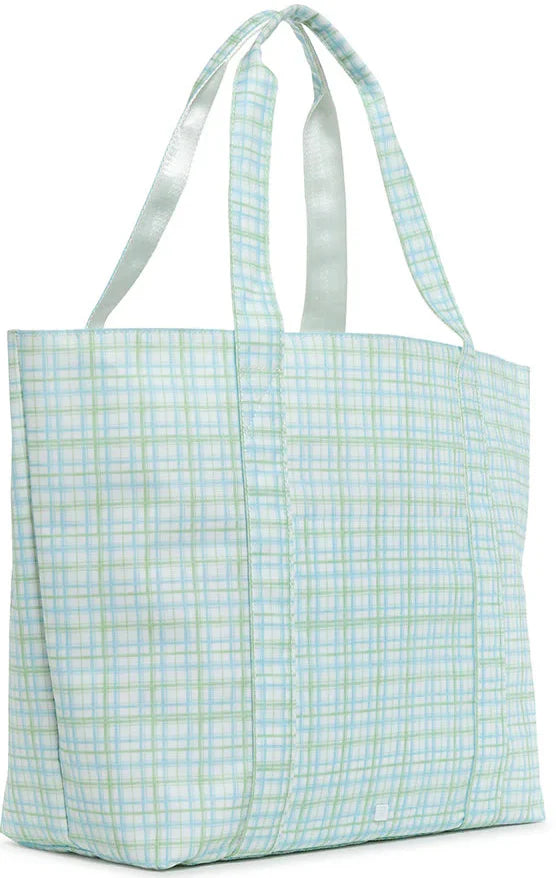 Green Classic Plaid Jumbo XL Tote