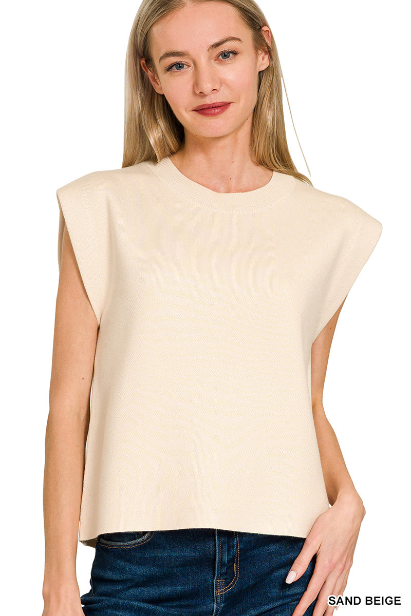 Viscose Sleeveless Sweater-10 Colors