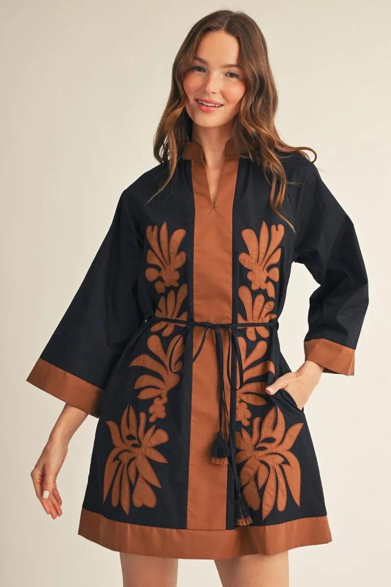 The Sienna Bloom in Black