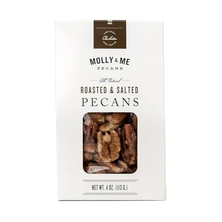 Molly & Me 4oz. Roasted and Salted Pecans