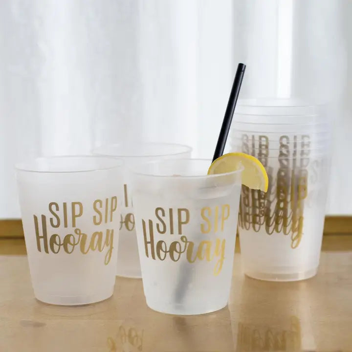 Sip Sip Hooray Party Cups