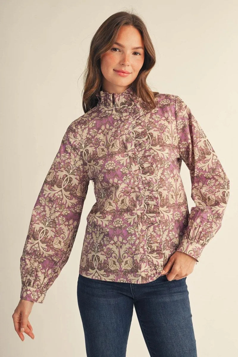 The Love Language Top in Lavender Mix