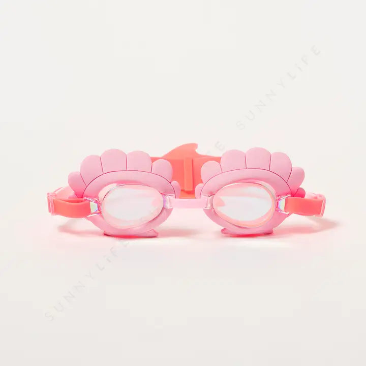 The Mermaid Mini Swim Goggles Neon Strawberry